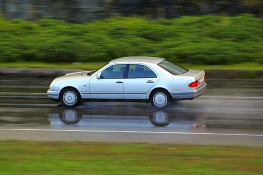 driving at rain