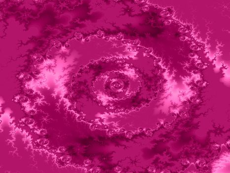 Computer generated abstract coloured fractal background illustration