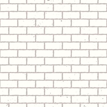 White seamless brickwall with repeating pattern design grunge