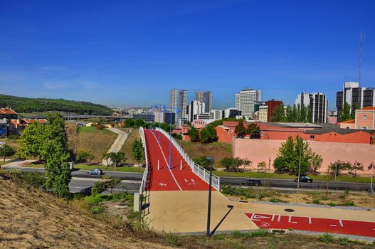 Running track, a bridge to a new city