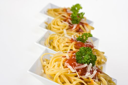 tagliatelle with tomato sauce