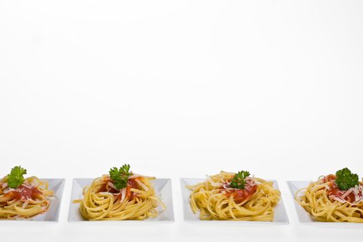 tagliatelle with tomato sauce