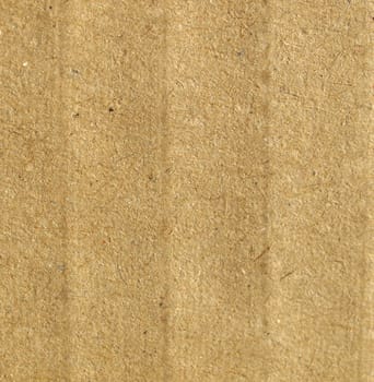 Brown corrugated cardboard sheet background