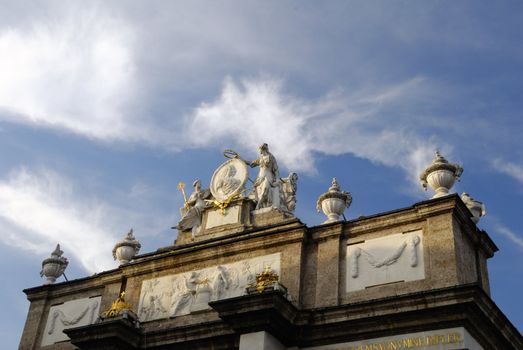 Famous Triumphpforte in Innsbruck, Austria.