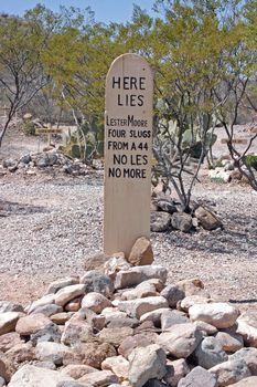 Lester Moore Tombstone