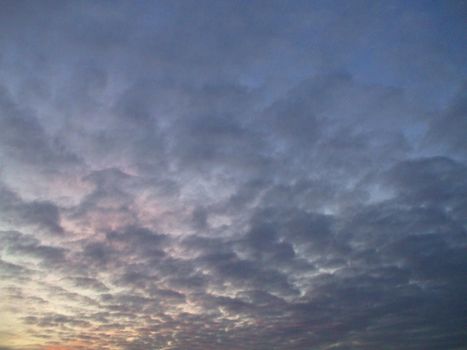 Cloudscape on a sunny day.