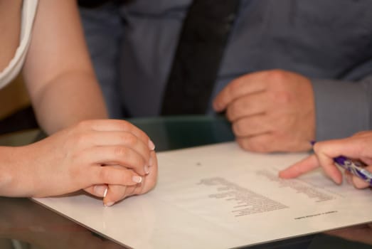 Love Feelings and Wedding Moments, hands close-up