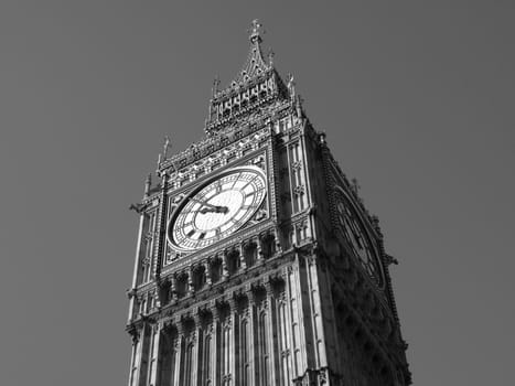 Big Ben at the Houses of Parliament, Westminster Palace, London, UK