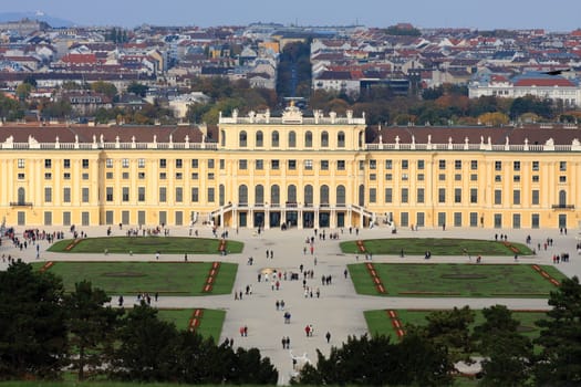 Palace Schonbrunn in Vienna, Austria