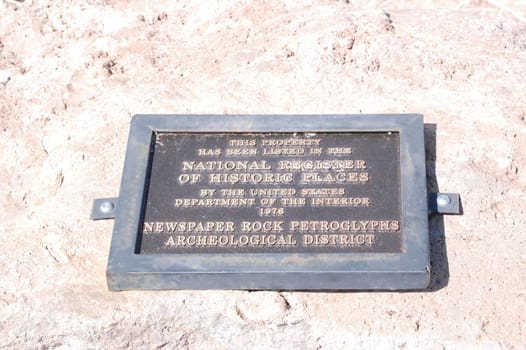 Newspaper Rock Petroglyphs