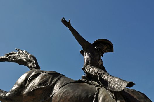 Rider Bronze Statue