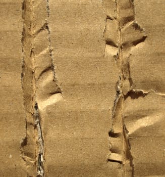 Brown corrugated cardboard sheet background