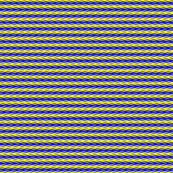 seamless texture of many blue or yellow arrows intertwined