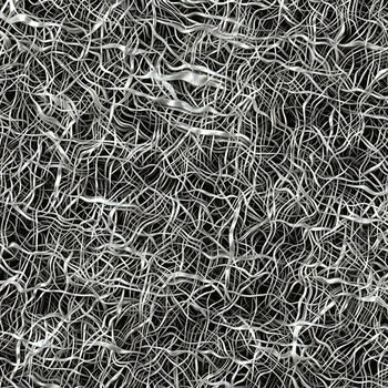 abstract 3d texture of shiny silver filaments