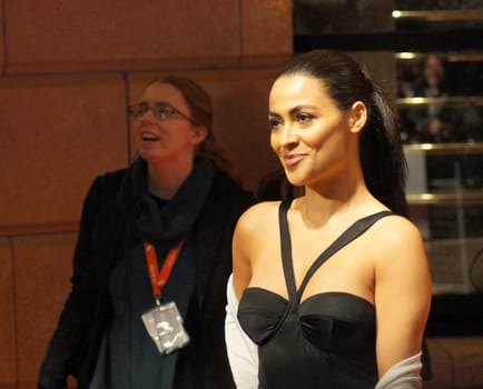 LONDON - October 18: Yasmine Elmasri  At The Miral Premiere October 18, 2010 in Leicester Square London, England.          