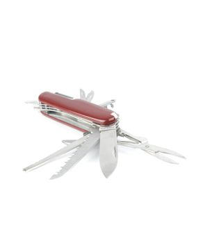 iconic pocket knife of the swiss army. lots of uses for designers