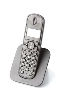 dect cordless phone isolated on withe background