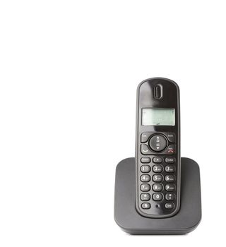 dect cordless phone isolated on withe background