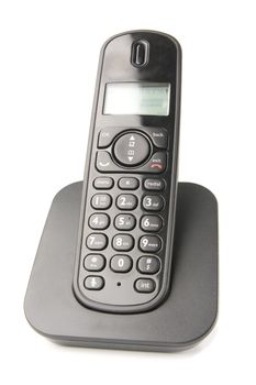 dect cordless phone isolated on withe background