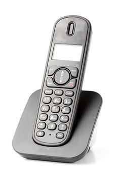 dect cordless phone isolated on withe background