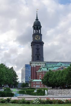 Hamburger Michel church in Hamburg