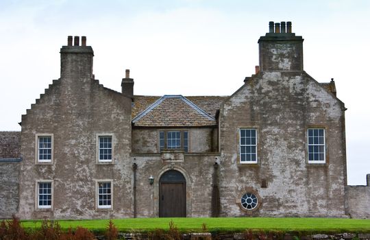 Traditional English mansion in Scotland, Shuterland, approximative 200 years old