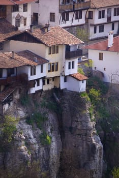 city view with old houses Veliko Turnovo Bulgaria