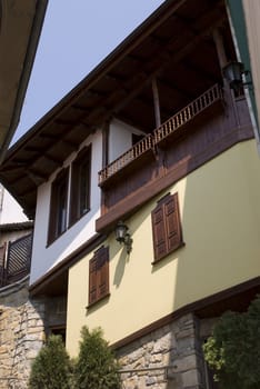 city view with old houses Veliko Turnovo Bulgaria