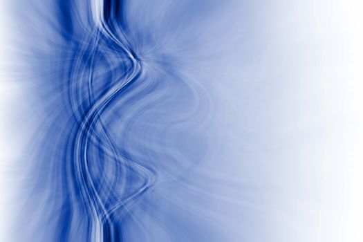It is a blue and white abstract background.