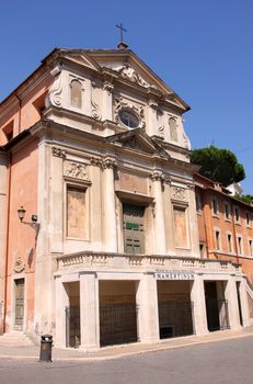 Mamertine prison in Rome, Italy 