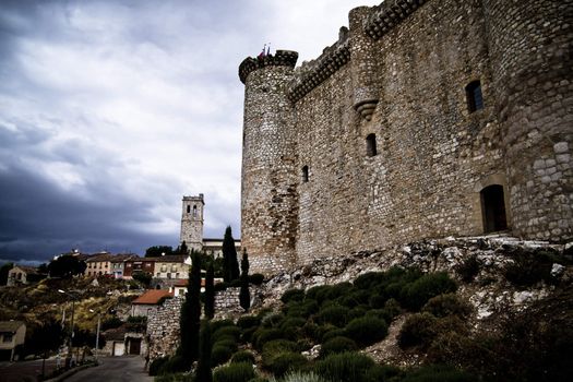 Torija�s Castle in Spain, medieval building.