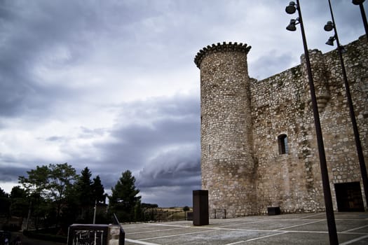Torija�s Castle in Spain, medieval building.
