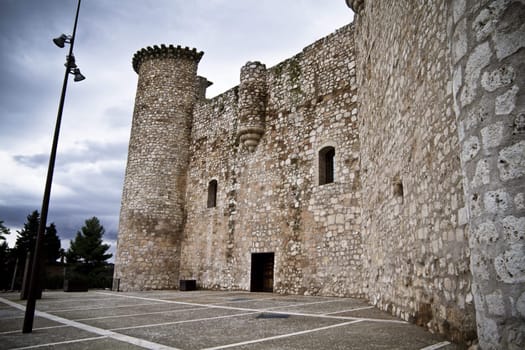 Torija�s Castle in Spain, medieval building.