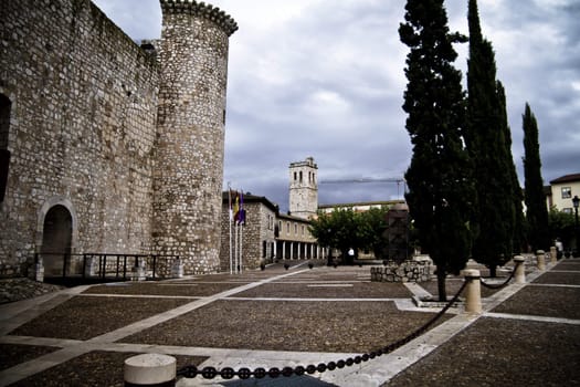 Torija�s Castle in Spain, medieval building.