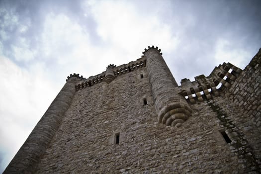 Torija�s Castle in Spain, medieval building.