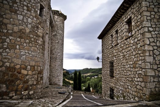 Torija�s Castle in Spain, medieval building.