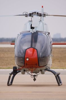 Helicopter used in order that the future pilots accomplish their first practices