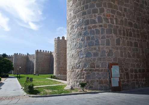 The Medieval city Avila near Madird, Spain