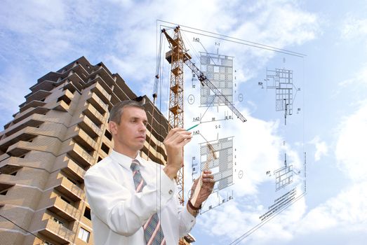 the engineer-designer develops a residential building construction plan
