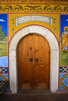 Preobrajenski Monastery near Veliko Turnovo Bulgaria (built in 14th century - collapsed through the ottoman - rebuilt in 19th century)