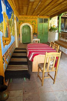 Preobrajenski Monastery near Veliko Turnovo Bulgaria (built in 14th century - collapsed through the ottoman - rebuilt in 19th century)