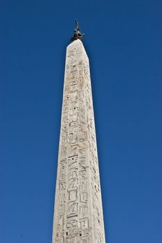 ancient obelisk in Rome on a sunny day