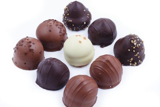Chocolate truffles assortment