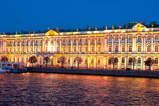 Hermitage across the neva river