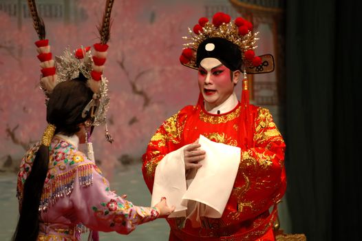 The performance of Guang Dong (Chinese) opera