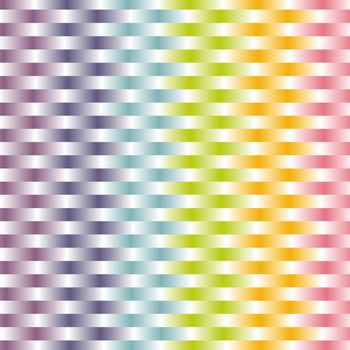 woven background in pastel rainbow color pattern