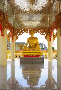 principle Buddha image in a temple, image of Buddha in a temple, decoration, sitting, style, statue
