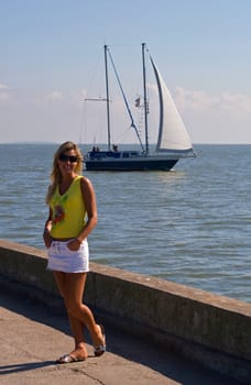 Girl and Sea