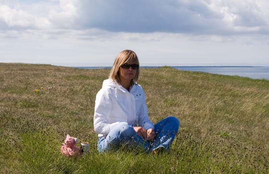 Girl and Sea