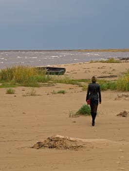 Girl and Sea